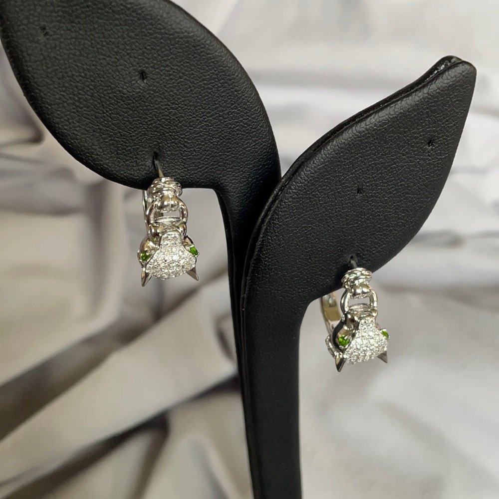 Panther Hoop Earrings
